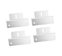 Pretfy 4 PCS Kit di Staffa di Montaggio del Pannello Solare Z per off-Grid, Yacht e Installazione del Tetto Piatto