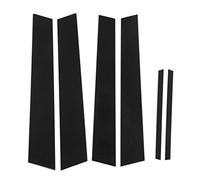 Pretfy 6 Pezzi Finestra del Finestrino Porta Laterale Glossy Black Pillar Post Decal Assetto per Berlina Civica 8a Generazione 2006-2011