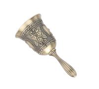 Pretfy Assemblaggio Universale Vintage in Lega di Zinco Clean e Cena a Regali Handbell Resistente Al Modello di Metallo Rosa Semplici Chiamate Alla Moda Facili da Usare per Natale