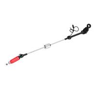 Pretfy Attrezzatura da Pesca a Componente Affidabile Componente Compatto a Rulli Leggeri Accessori Europei Segnala l'allarme per Gli Indicatori Lago con Dispositivo di Attrezzatura (Rosso)