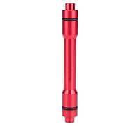 Pretfy Bicycle da 15 Mm Attraverso unità Pesante Convertita Adattatore in Lega Rossa Spiedini da 100 Mm in Alluminio 100 per la Ruota per l'asse del Materiale Anteriore - Parte di Sostituzione (#2)