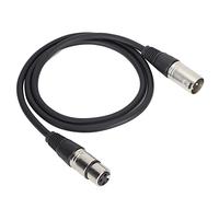 Pretfy Cavo per Microfono XLR Professionale da 3 Pin Maschio a Femmina Design Durevole per Studio e Dal PVC 1 X 10 Piedi (1 metro)
