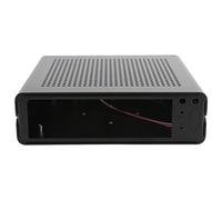 Pretfy Chassis HTPC in Alluminio per Scheda Madre MiniITX, il Case G60S Garantisce un Funzionamento Silenzioso, Adatto per Uso Domestico e in Ufficio, Struttura Elegante e Opzioni di Posizionamento