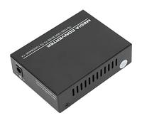 Pretfy Convertitore Multimediale in Fibra Gigabit Affidabile da 1000Base TX a 1000Base FX per durabilità in Interni Ed Esterni Custodia Metallo