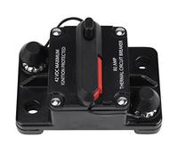 Pretfy DC 12V-42V CAR STEREO AUDIO Interruttore in -Manuale 50A-300A Ripristina Protezione di Sovraccarico per Auto e Marina (80a)