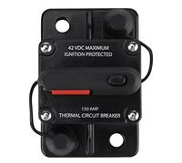 Pretfy DC 12V-42V CAR STEREO AUDIO Interruttore in -Manuale 50A-300A Ripristina Protezione di Sovraccarico per Auto e Marina (150a)