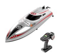 Pretfy di Raffreddamento Ad Acqua, Promemoria Basso Consumo Energetico, Barca Telecomandata con Tecnologia da Regata Multi-barca, 30 Minuti di Funzionamento, per le Gare Competitive, Adatto per