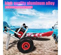 Pretfy Kayak in Lega di Alluminio Kayak Kit Superiore Ruota Carrello Carrello di Trasporto per Gli Appassionati Canoa del Trasporto - Performance e Durata Migliorate