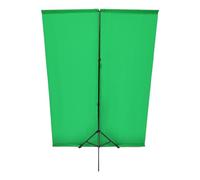 Pretfy Kit Green Screen per Studio Fotografico Professionale con Supporto Regolabile in Altezza per Sessioni di Gioco (Verde)