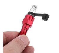 Pretfy M10X1 0mm APPLICAZIONE del Kit Robusto APPLICAZIONE ROUST VITE UNIVERSAL CON PIGHT BLEED COLURE BANJO BRAKE NIPPLE MOTORCYCLE - QUALITÀ PREMIUM E INSTALLAZIONE ESIGLIO (Rosso)