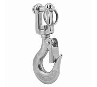 Pretfy Modulo Premium per Clevis con Occhio Girevole 350 kg Limite 304 Gancio in Acciaio a Scatto Lavoro a Catena Inossidabile Carico di Carico - Prestazioni e durabilità Migliorate (90 mm)