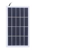 Pretfy Pannello Solare Polysilicon da 4W 5V, Modulo Leggero Portatile con Interfaccia CC Ricarica per Batteria da 3,7 V
