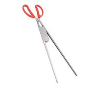 Pretfy Pinze di Granchio 51 Cm - Acciaio Inossidabile con Manici di Plastica, Design della Punta dello Slot, Pinze a Forbici Resistenti al Calore per la Pesca (Bocca Dritta)