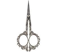 Pretfy Ricami Vintage Forbici Strumenti di Soluzione Premium Forniture per la Casa Box retrò per Mestiere (Argento)
