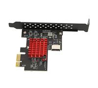 Pretfy Scheda di Espansione TIPO E, USB3.2 GEN2 10 Gbps per Accesso Rapido Ai Dati, Adatta per Slot PCIE 2X 4X 8X 16X, Metallo Resistente Ed Elettronica (ASM3142 Controllo principale)