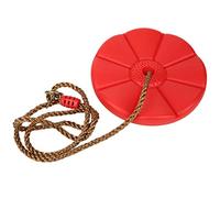 Pretfy Swing dell'albero del Disco per Bambini con Corda da Arrampicata, Sedile Appeso all'aperto Interno per l'equipaggiamento da Gioco Bambini (Rosso)