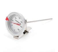 Pretfy Termometro a Friggi, Acciaio Inossidabile, Quadrante 5 Cm per Olio - Tte35125 (30 cm)