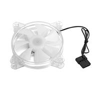 Pretfy Ventola di Raffreddamento per Computer con Cuscinetto Idraulico da 120 Mm con Luci LED Colorate per Prestazioni Silenziose e Un'efficiente Dissipazione del Calore (Verde)