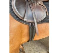 Preto Sottopancia sintetico per sella, confortevole, in neoprene a nido d'ape, anti-sfregamento, con elastico alle estremità, anatomico/ergonomico, in PVC (130 cm)