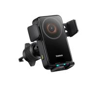 Preto - Supporto per cellulare Baseus Wisdom Pro, wireless, 15 W