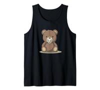 Pretty Baby Teddy Bear Loves, Ciuccio per Bambini e Bambine Canotta