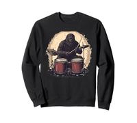 Pretty Bigfoot Costume per batteristi e amanti della batteria Felpa