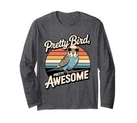 Pretty Bird - Parrocchetto retrò Fantastico ornitologo Maglia a Manica