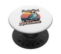 Pretty Bird - Parrocchetto retrò fantastico ornitologo PopSockets PopGrip Adesivo