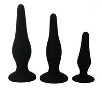 Pretty bottom - kit anale per principianti tappi in silicone
