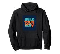 Pretty Build Your Way - Costume con Citazione Felpa con Cappuccio