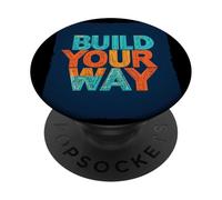 Pretty Build Your Way - Costume con citazione PopSockets PopGrip Adesivo