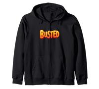 Pretty Busted Logo in Colori Freddi Felpa con Cappuccio