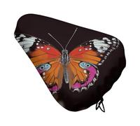 Pretty Butterfly - Coprisella per bicicletta, impermeabile, antipolvere, morbido, con coulisse, per uomo e donna
