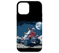 Pretty Christ on Moon con veicolo per Gesù e gli appassionati dello spazio Custodia per iPhone 12 mini
