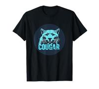 Pretty Cougar Outfit per gli amanti della grafica Wild Cougar Maglietta