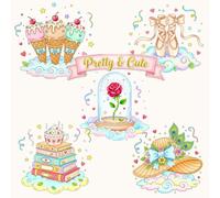 Pretty & Cute: Coloring Book Filled with Cute and Charming Designs