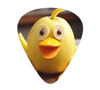 Pretty Ducklings - Set di 12 plettri per chitarra, sottili, medi e spessi, adatti per chitarra, basso, chitarra elettrica e ukulele