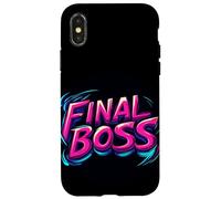 Pretty Final Boss - Timbro con scritta in inglese Custodia per iPhone X/XS