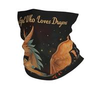 Pretty Flower Dragon Antivento Cerchietto per Capelli Multiuso Sciarpa A Mezza Faccia Passamontagna per Bambini Escursionismo Motocicletta