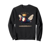 Pretty Fly con corona per costume da re e regine Felpa