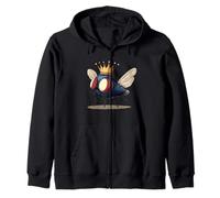 Pretty Fly con corona per costume da re e regine Felpa con Cappuccio