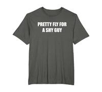 Pretty Fly per Un Ragazzo Timido Maglietta, Uomo Taglie Grandi, Asfalto, 2X Tall
