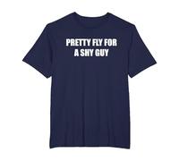 Pretty Fly per Un Ragazzo Timido Maglietta, Uomo Taglie Grandi, Navy, 2X Tall