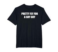 Pretty Fly per Un Ragazzo Timido Maglietta, Uomo Taglie Grandi, Nero, 4X Tall