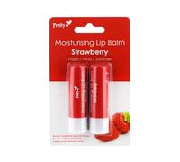 Pretty fragola idratante balsamo per le labbra Twin Pack