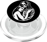 Pretty Girl Gothic x Tristo Mietitore Amante della Morte Blackwork PopSockets PopGrip per MagSafe