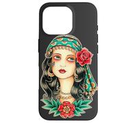Pretty Girl Gypsy Fortune Teller - Tatuaggio tradizionale Flash Custodia per iPhone 16 Pro