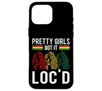 Pretty Girls Got It Loc'd Hair Afro Lover Melanina Dreadlock Custodia per iPhone 16 Pro Max