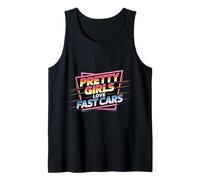 Pretty Girls Love Fast Cars Donne del Pilota da Pilota - Canotta