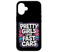 Pretty Girls Love Fast Cars Donne del pilota da pilota - Custodia per iPhone 16